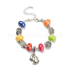 Opaque Acrylic European Beads&nbsp;FIND-CJC0003-66