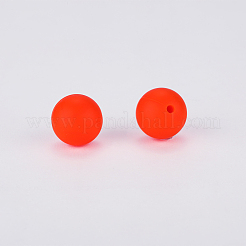 Round Silicone Focal Beads&nbsp;SI-JX0046A-08