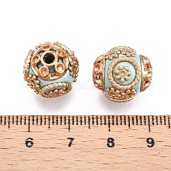 Round Handmade Indonesia Beads&nbsp;IPDL-R394-16