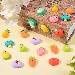20Pcs 10 Style Opaque Resin Cabochons&nbsp;sgCRES-SZ0001-18