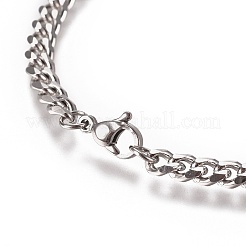 Tarnish Resistant Men's Curb Chain&nbsp;X-BJEW-E369-14B