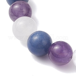 Natural Amethyst & Quartz Crystal & Blue Aventurine Beads Stretch Bracelets for Women&nbsp;BJEW-TA00704-02