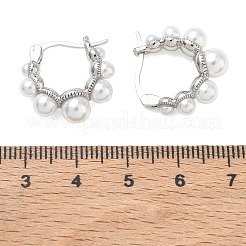 Brass Hoop Earrings for Women&nbsp;EJEW-A168-14P
