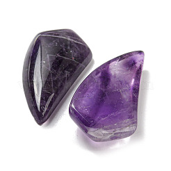 天然石アメジストペンダント  ホーンチャーム  39~40x18~18.5x6.5~8mm  穴：1.2mm&nbsp;G-M417-04A