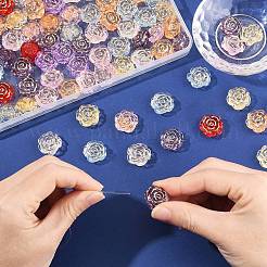 100Pcs Transparent Acrylic Beads&nbsp;TACR-CJ0001-72