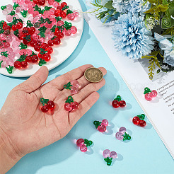 60Pc 3 Colors Transparent Resin Pendants&nbsp;RESI-ME0001-21