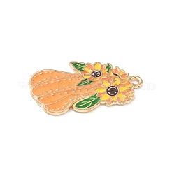 Thanksgiving Day Alloy Enamel Pendants&nbsp;ENAM-I076-01G-05
