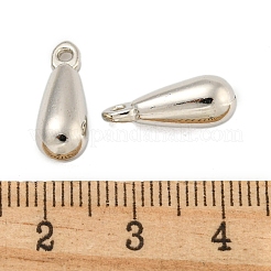 CCBプラスチックペンダント  ティアドロップチャーム  プラチナ  15.5x6mm  穴：1.4mm&nbsp;CCB-L014-34P