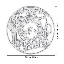 Halloween Carbon Steel Cutting Dies Stencils&nbsp;DIY-WH0170-060