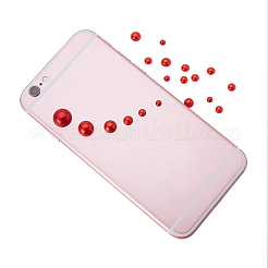 1Box ABS Plastic Imitation Pearl Dome Cabochons&nbsp;SACR-PH0001-09