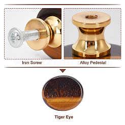 Natural Tiger Eye Drawer Knobs&nbsp;FIND-WH0056-40P-07