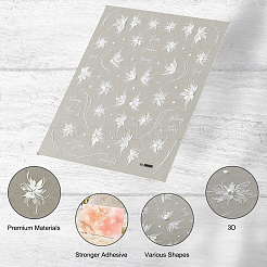Fairy Pattern PET & Rhinestone Nail Art Stickers&nbsp;MRMJ-WH20017-010B