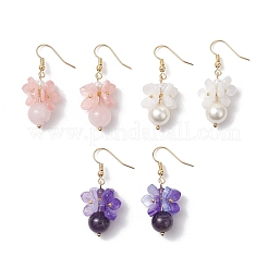 Flower Dangle Earrings&nbsp;EJEW-TA00631