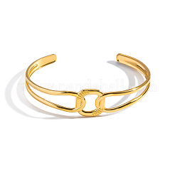 Vintage Square 104 Stainless Steel Cuff Bangles for Women&nbsp;TV6485