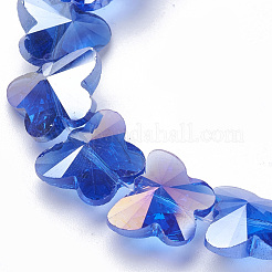 Electroplate Glass Beads&nbsp;EGLA-Q091-14mm-B09