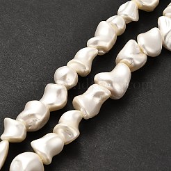 Electroplated Shell Pearl Beads Strands&nbsp;BSHE-C009-01B