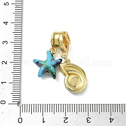 Brass Micro Pave Clear Cubic Zirconia Pendants&nbsp;CU-CBA4231-10B-G