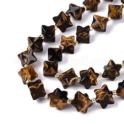 Natural Tiger Eye Beads Strands&nbsp;G-Q608-07A-06