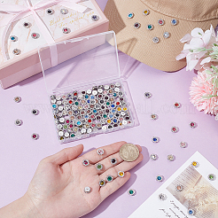 184Pcs 23 Colors Flower Sew on Rhinestones&nbsp;RB-GA0001-06
