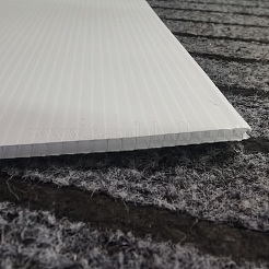 プラスチック段ボールシートパッド  DIYクラフトモデルの構築  長方形  ホワイト  300x151x4mm&nbsp;FIND-WH0010-32