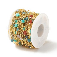 Brass Moon and Star Link Chains&nbsp;CHC-E024-04G