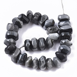 Natural Hawk's Eye Beads Strands&nbsp;G-R462-10
