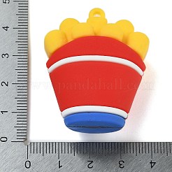 PVCペンダント  食べ物  スティック  41x34x21mm  穴：2.5mm&nbsp;FIND-R001-06C