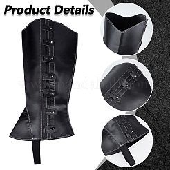 Imitation Leather Pirate Boot Covers&nbsp;AJEW-WH20020-020B-02
