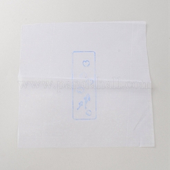 DIY ブックマーク 刺繍キット  生地を含む  刺繍糸と針  プラスチック刺繍フープ  グリーン  スレッド：1.2mm  3色&nbsp;DIY-WH20059-26F