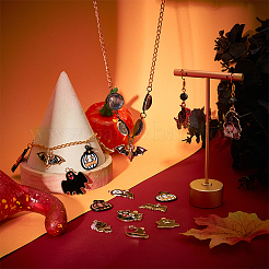 28Pcs 14 Style Alloy Enamel Pendants&nbsp;ENAM-PH0002-35