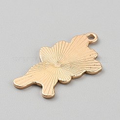 合金エナメルチャーム  漫画 スポーツ 動物  ゴールドカラー  パンダ  33.5x20x1.5mm  穴：2mm&nbsp;FIND-CJC0028-06G-01