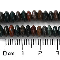 天然石インディアン瑪瑙ビーズ連売り  ソーサービーズ  ロンデル  6~6.5x3mm  穴：1mm  約118~119個/連  15.35''（39センチメートル）&nbsp;G-Z030-A16-01