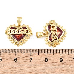 Brass Micro Pave Cubic Zirconia Pendants&nbsp;CU-CBA7E9C-10B-G