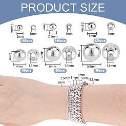 6 Styles Rack Plating Brass Spacer Beads&nbsp;KK-PH0013-52S