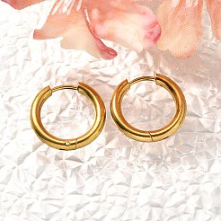 304 Stainless Steel Hoop Earrings for Women&nbsp;EJEW-M068-15J-G