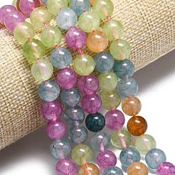 Natural Malaysia Jade Beads Strands&nbsp;G-L645-C01-10mm-10