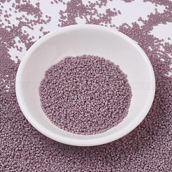 MIYUKIデリカビーズ小  シリンダー  日本製シードビーズ  15/0  （dbs0728)不透明な藤色  1.1x1.3mm  穴：0.7mm  約175000個/袋  50 G /袋&nbsp;SEED-X0054-DBS0728