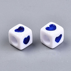 Opaque Acrylic European Beads&nbsp;OPDL-S078-09