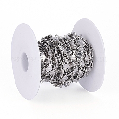 Tarnish Resistant 304 Stainless Steel Link Chains&nbsp;CHS-G014-12P