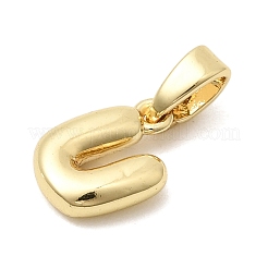 Brass Letter Charms&nbsp;LS-KK-G554-22G-U