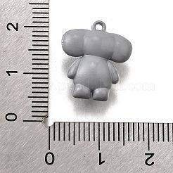 合金エナメルチャーム  動物のチャーム  象  16.5x14.5x6.5mm  穴：1.2mm&nbsp;ENAM-D303-05N