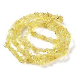Heated Natural Citrine Beads Strands&nbsp;X-G-E607-A07