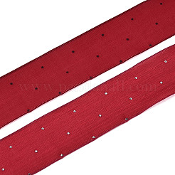 Single Face Printed Polyester & Acrylic Satin Ribbon&nbsp;SRIB-T009-06C
