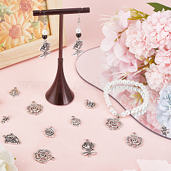 72Pcs 6 Styles Tibetan Style Alloy Pendants&nbsp;FIND-SC0007-84