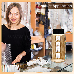 Wooden Earring Display Stand&nbsp;EDIS-WH0016-083B