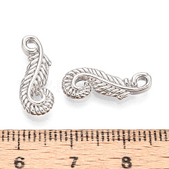 304ステンレスペンダント  羽  ステンレス鋼色  17.5x7x2mm  穴：1.6mm&nbsp;STAS-N114-52P