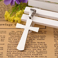 Non-Tarnish 304 Stainless Steel Crucifix Cross Pendants&nbsp;LS-STAS-I035-13A