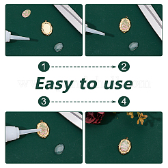 DIY Oval Pendant Making Kits&nbsp;DIY-DC0004-23