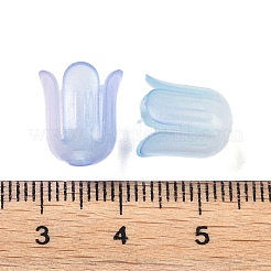 透明アクリルビーズキャップ  花  ライラック  11.5x10mm  穴：2.8mm  2000個/ 500g&nbsp;OACR-B022-01H