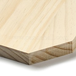ブナ木製バングル & ブレスレット & 指輪 & ビーズ ディスプレイ ホルダー トレイ  八角形  10x10x1.5cm&nbsp;AJEW-D068-01B